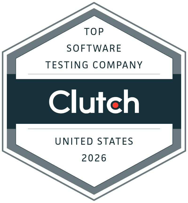 Clutch Top Software Testing Company United States 2026 badge